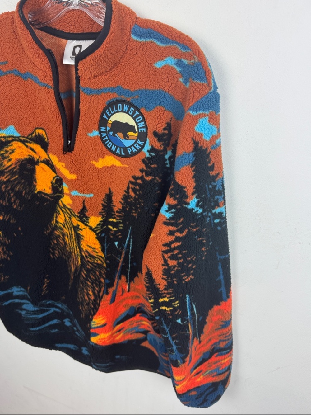Yellowstone National Park Fleece Pullover - Picture 3 of 7
